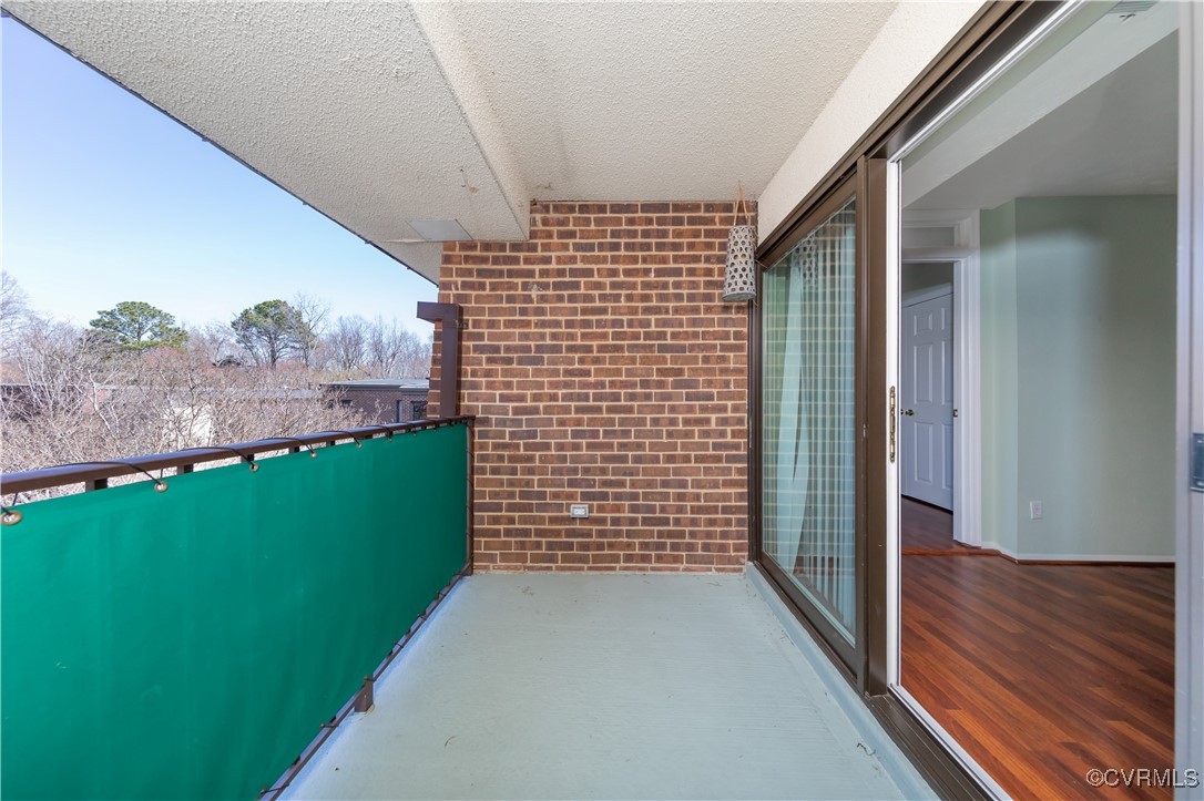 1503 Largo Road, Unit 304 Henrico, VA 23238 - Photo 17 of 17 Spacious balcony to relax on!