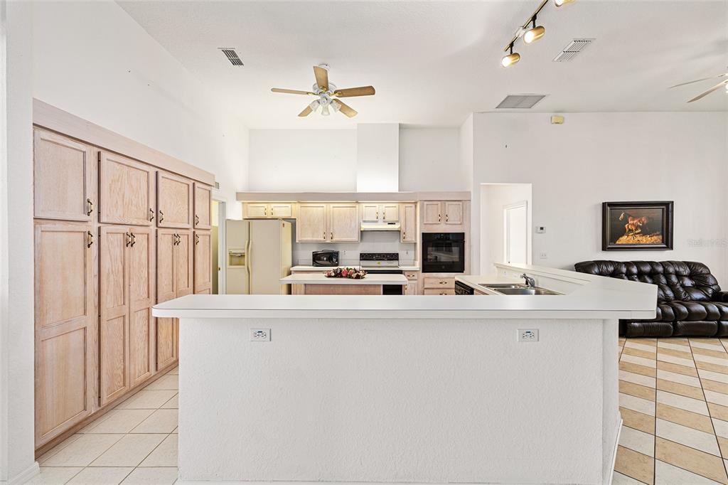 11621 Southwest 72nd Circle Ocala, FL 34476 - Photo 20 of 66 a view of kitchen and living room