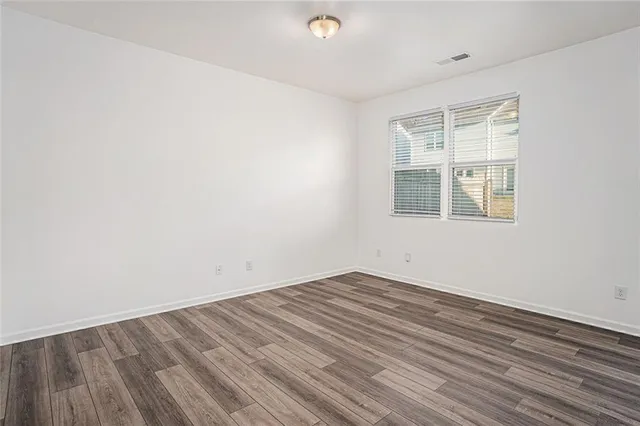 wooden floor in a room