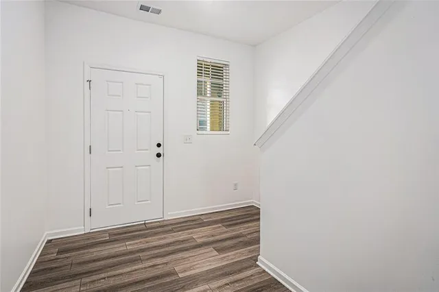 a view of wooden floor