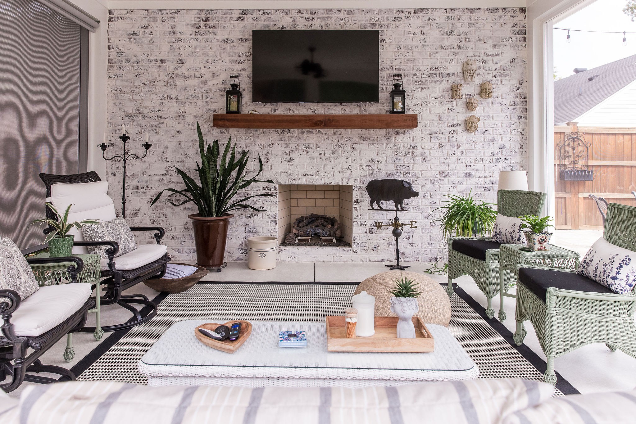 200 Battle Avenue Franklin, TN 37064 - Photo 73 of 95 a living room with furniture and a fireplace