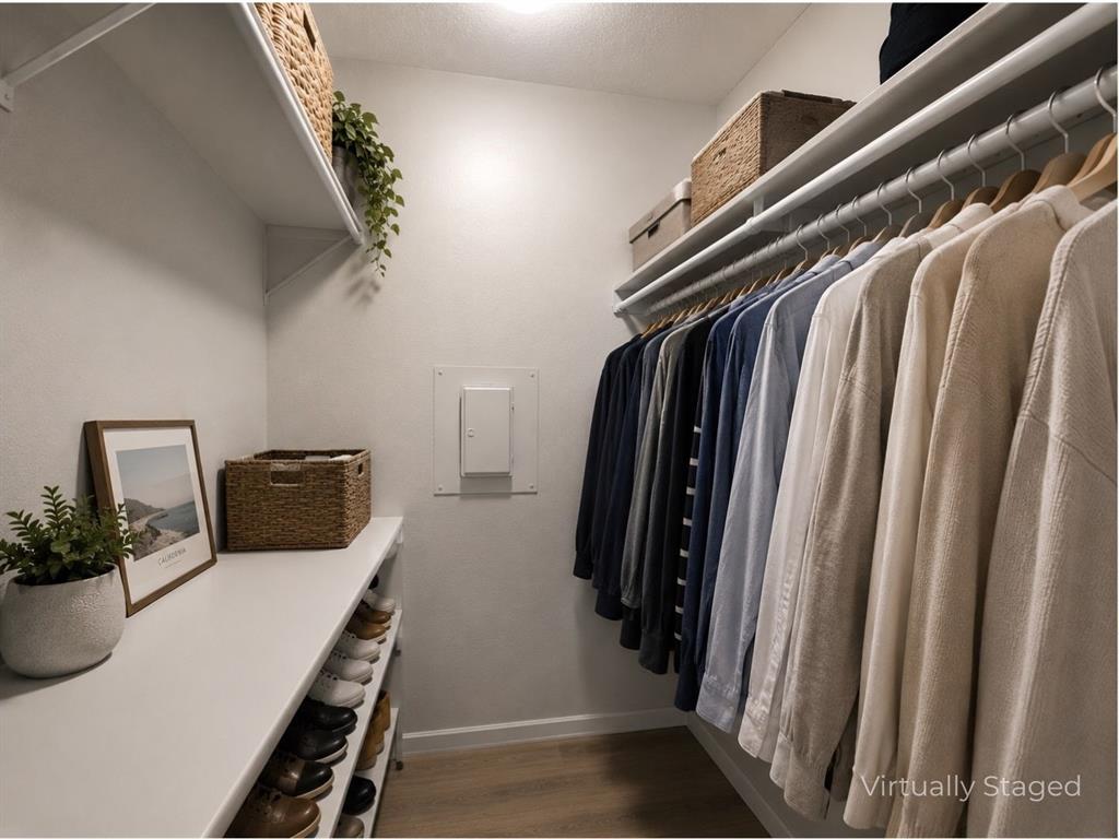5750 Phoenix Drive, Unit 22 Dallas, TX 75231 - Photo 29 of 30 Virtually Staged Closet