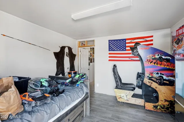 a view of parking garage