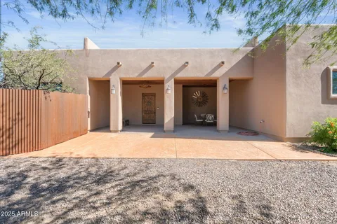 a view of a house with a outdoor space