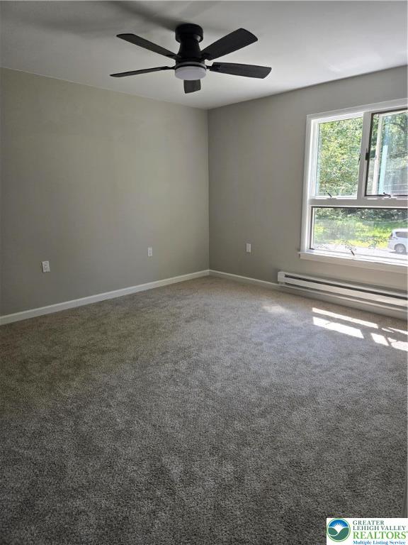 49 Nesco Manor Road Drums, PA 18222 - Photo 9 of 10 en empty room with windows and ceiling fan