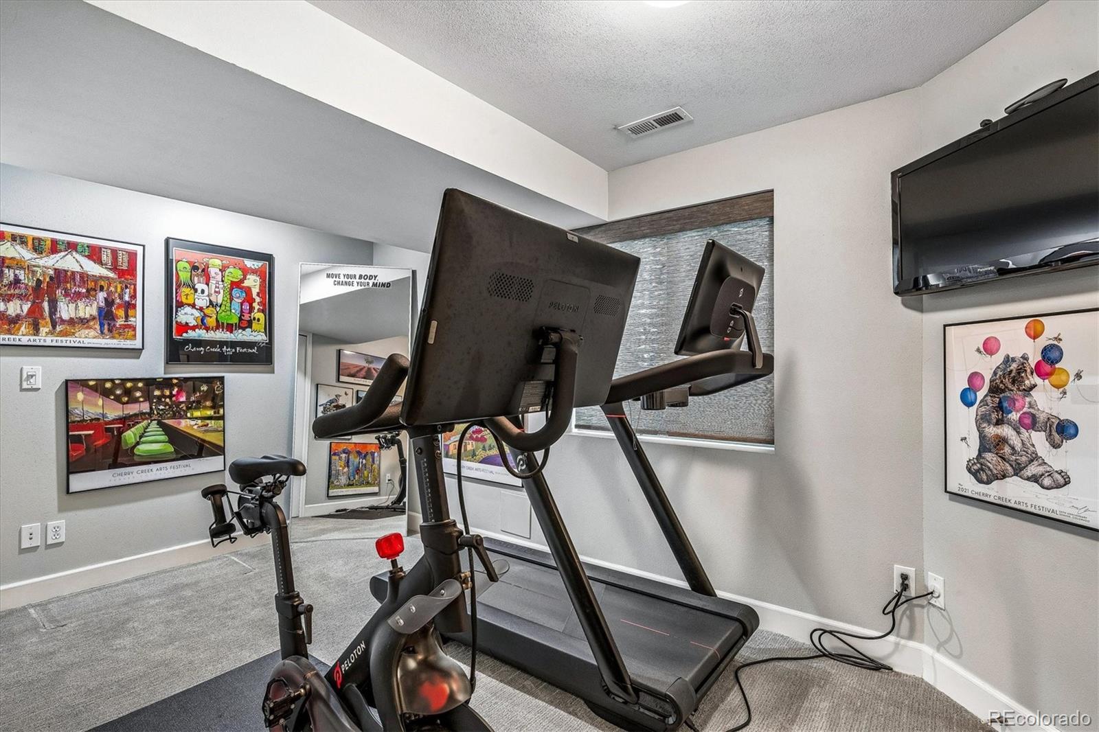 155 South Jackson Street, Unit A Denver, CO 80209 - Photo 24 of 40 a view of a room with gym equipment