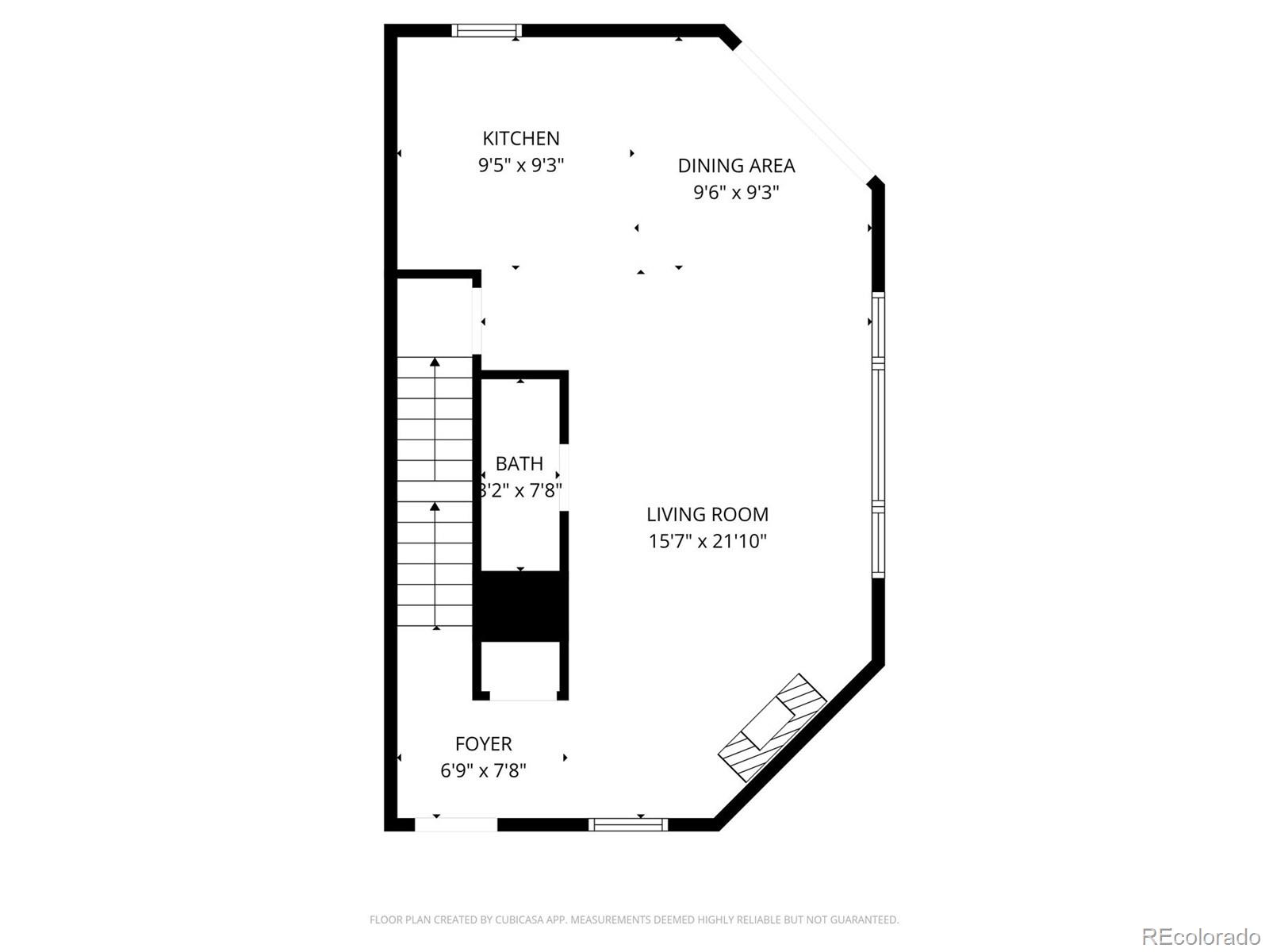 155 South Jackson Street, Unit A Denver, CO 80209 - Photo 34 of 40 a picture of a floor plan