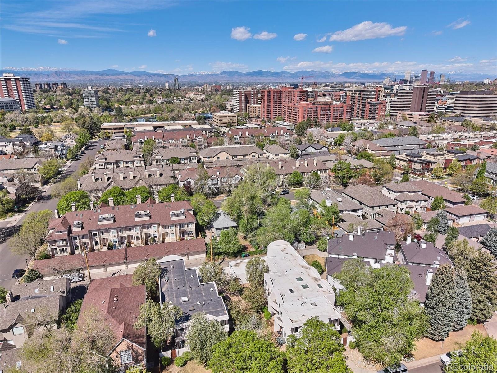 155 South Jackson Street, Unit A Denver, CO 80209 - Photo 38 of 40 an aerial view of a city