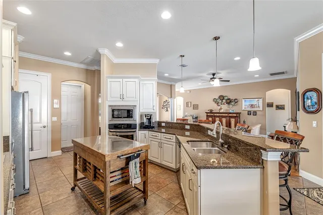 a front view of a house with swimming pool