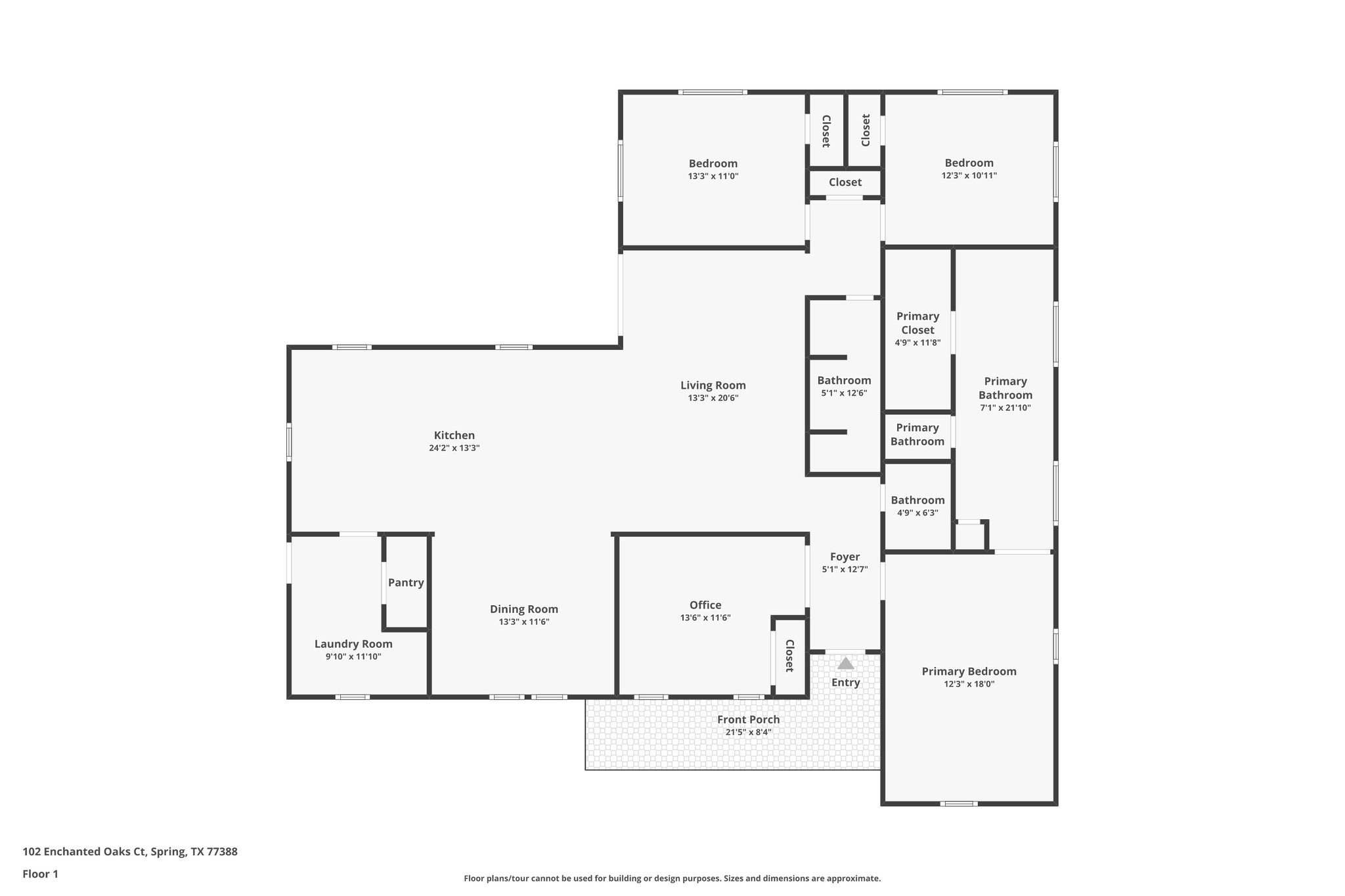 102 Enchanted Oaks Court Spring, TX 77388 - Photo 48 of 48 a picture of a room with a white wall and white refrigerator