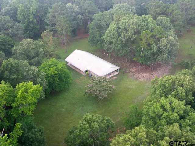 a view of a green yard
