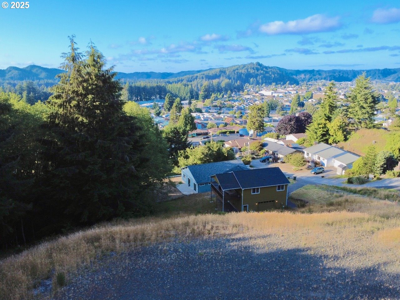 925 Bellevue Drive Reedsport, OR 97467 - Photo 8 of 12 a view of a terrace with a garden