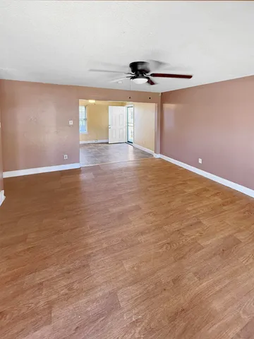 wooden floor in an empty room