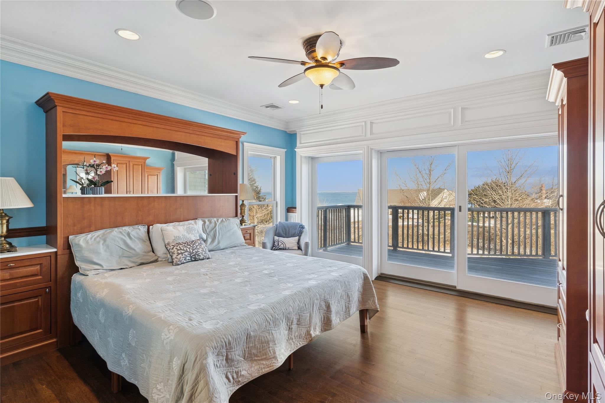 1680 Lands End Road Orient, NY 11957 - Photo 26 of 50 Fabulous Waterview Primary Ensuite Opens to Deck