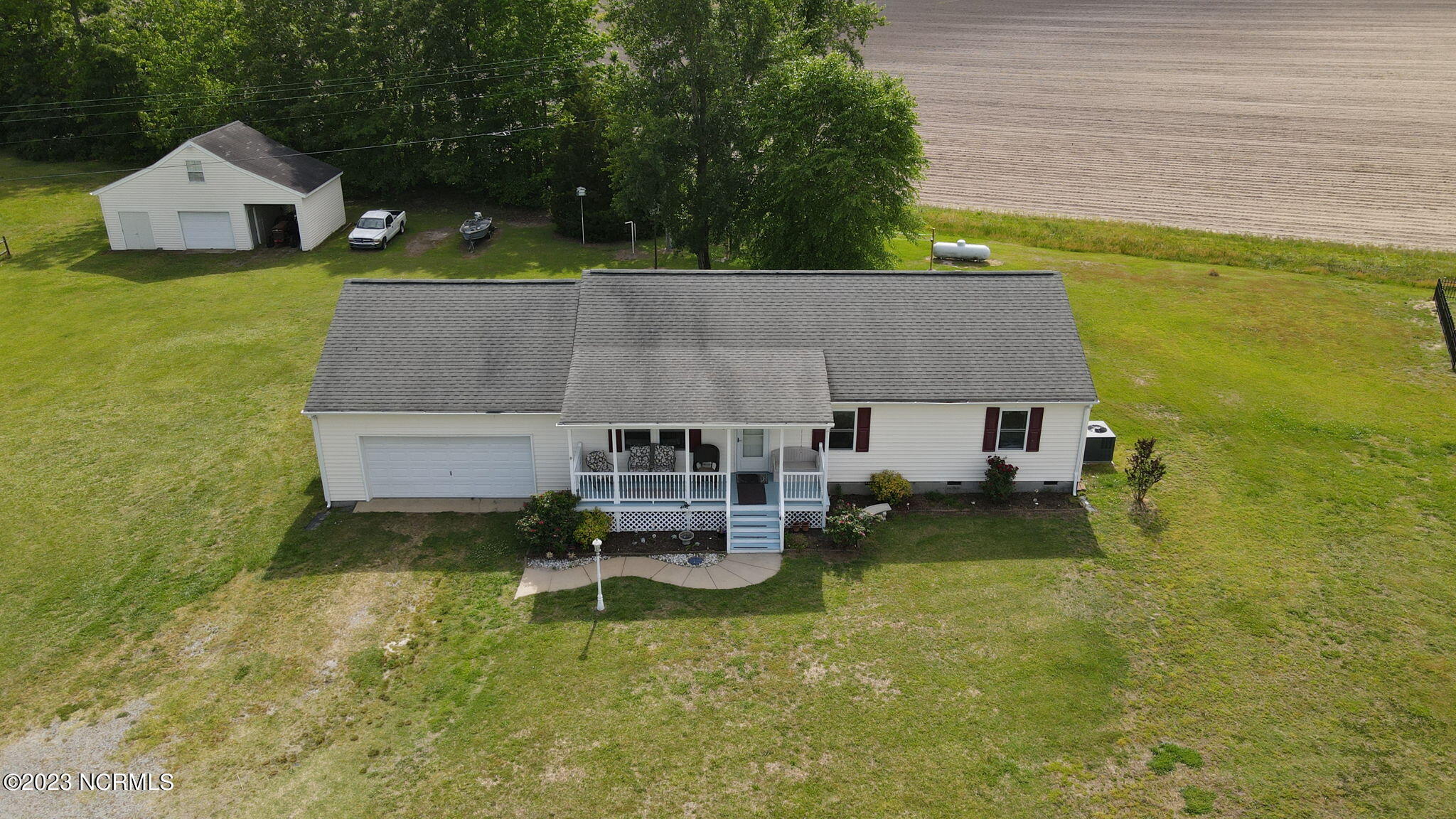 225 Perkins Road Gatesville, NC 27938 - Photo 22 of 35 Aerial1