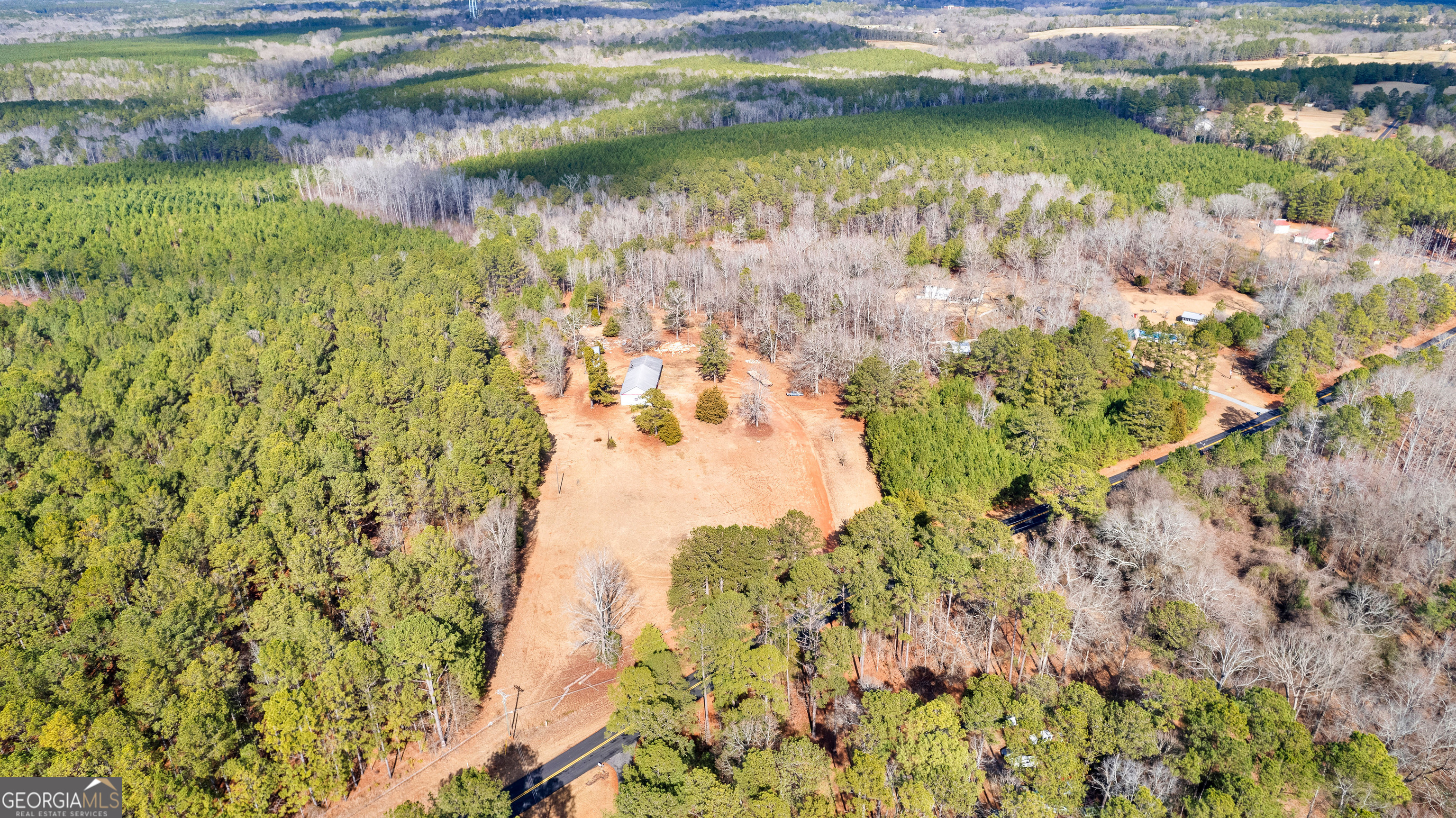 374 Gordon School Road Thomaston, GA 30286 - Photo 15 of 31 a view of a lake with a yard