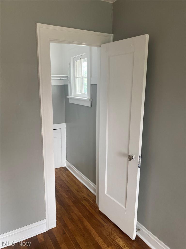 4688 Rockwood Road Cleveland, OH 44125 - Photo 29 of 35 Hall with dark hardwood floors