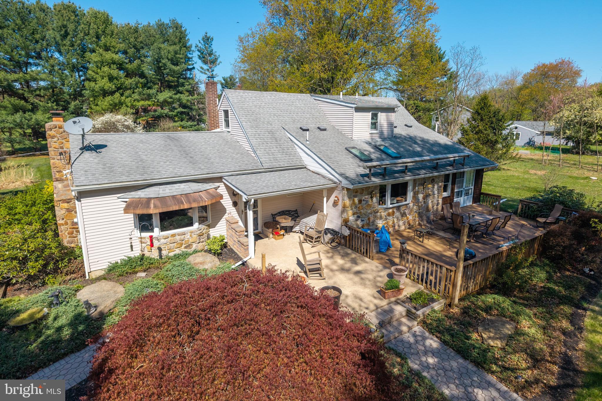 3076 Conestoga Road Glenmoore, PA 19343 - Photo 22 of 31 a front view of a house with garden