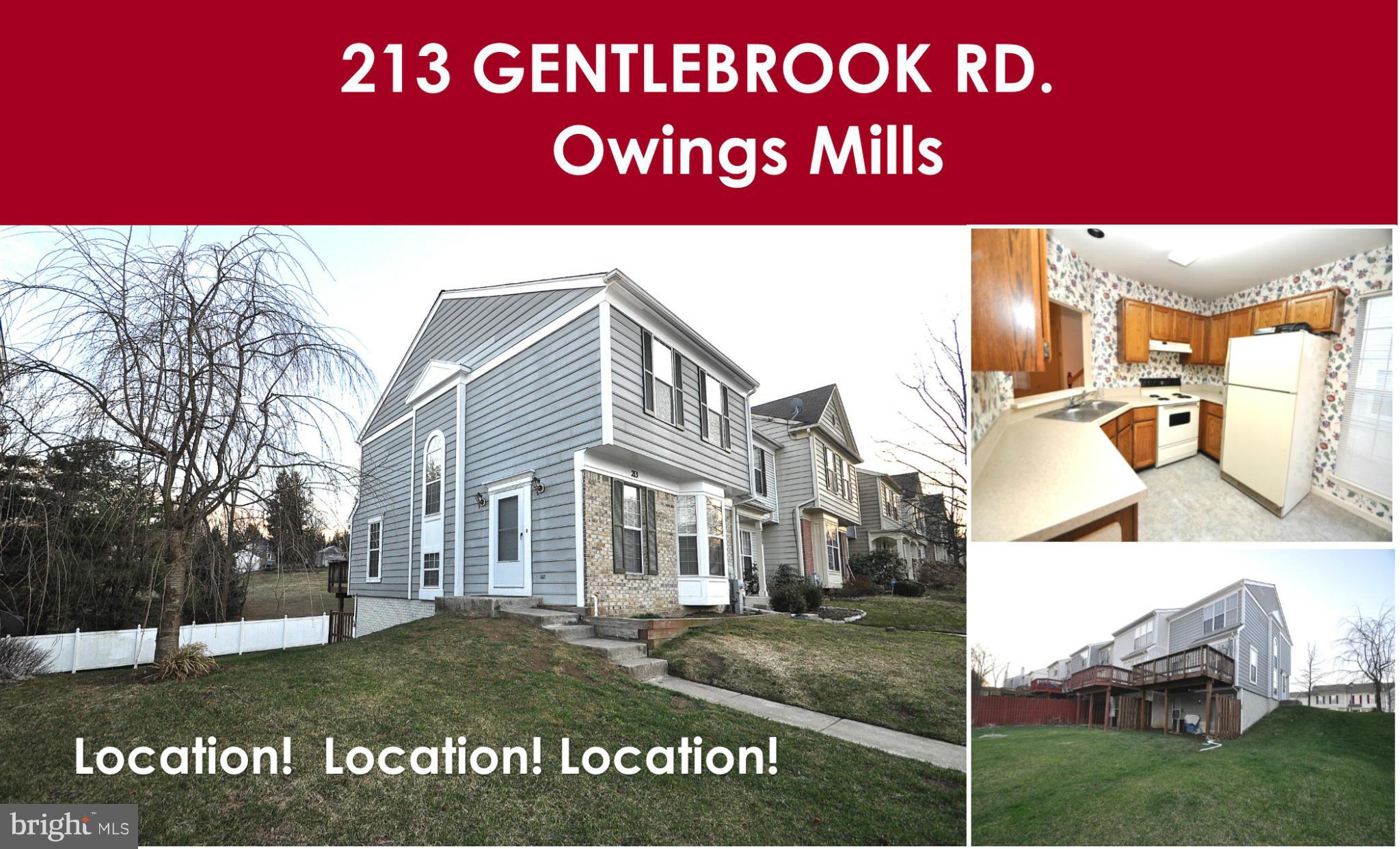 213 Gentlebrook Road Owings Mills, MD 21117 - Photo 1 of 29 Exterior (Front)