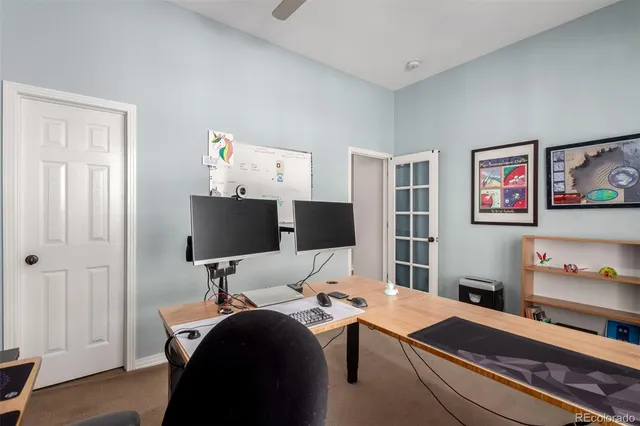 a room with furniture and wooden floor