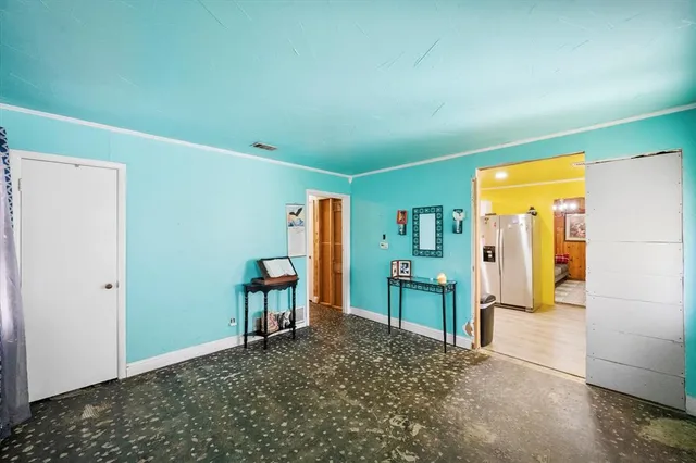 a view of an empty room