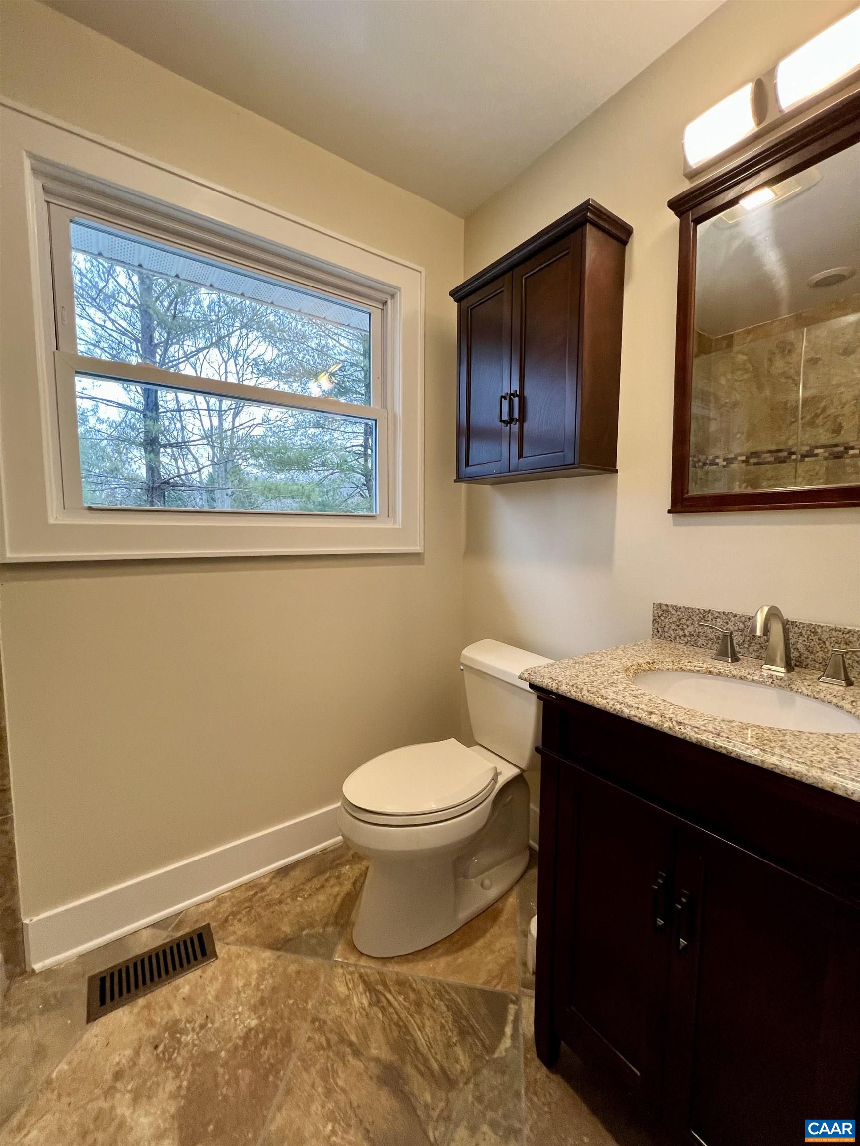 8272 Faber Road Faber, VA 22938 - Photo 19 of 44 a bathroom with a toilet a sink and a mirror
