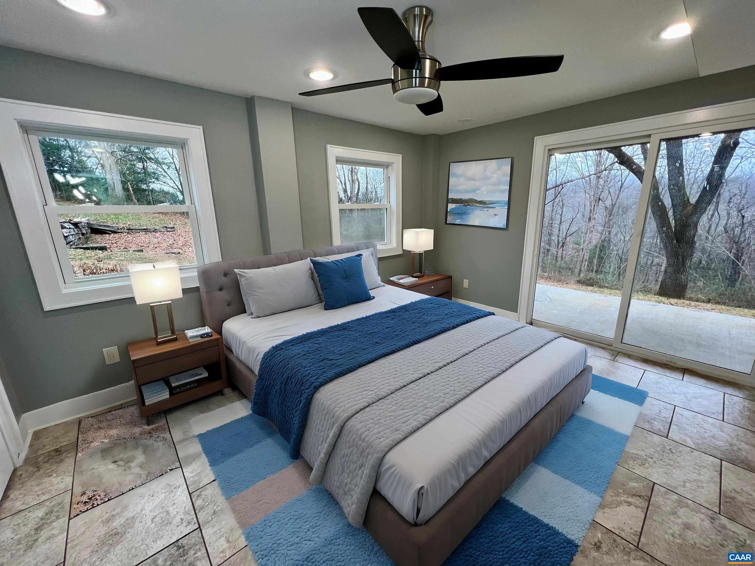 8272 Faber Road Faber, VA 22938 - Photo 29 of 44 a bedroom with a large bed and a large window