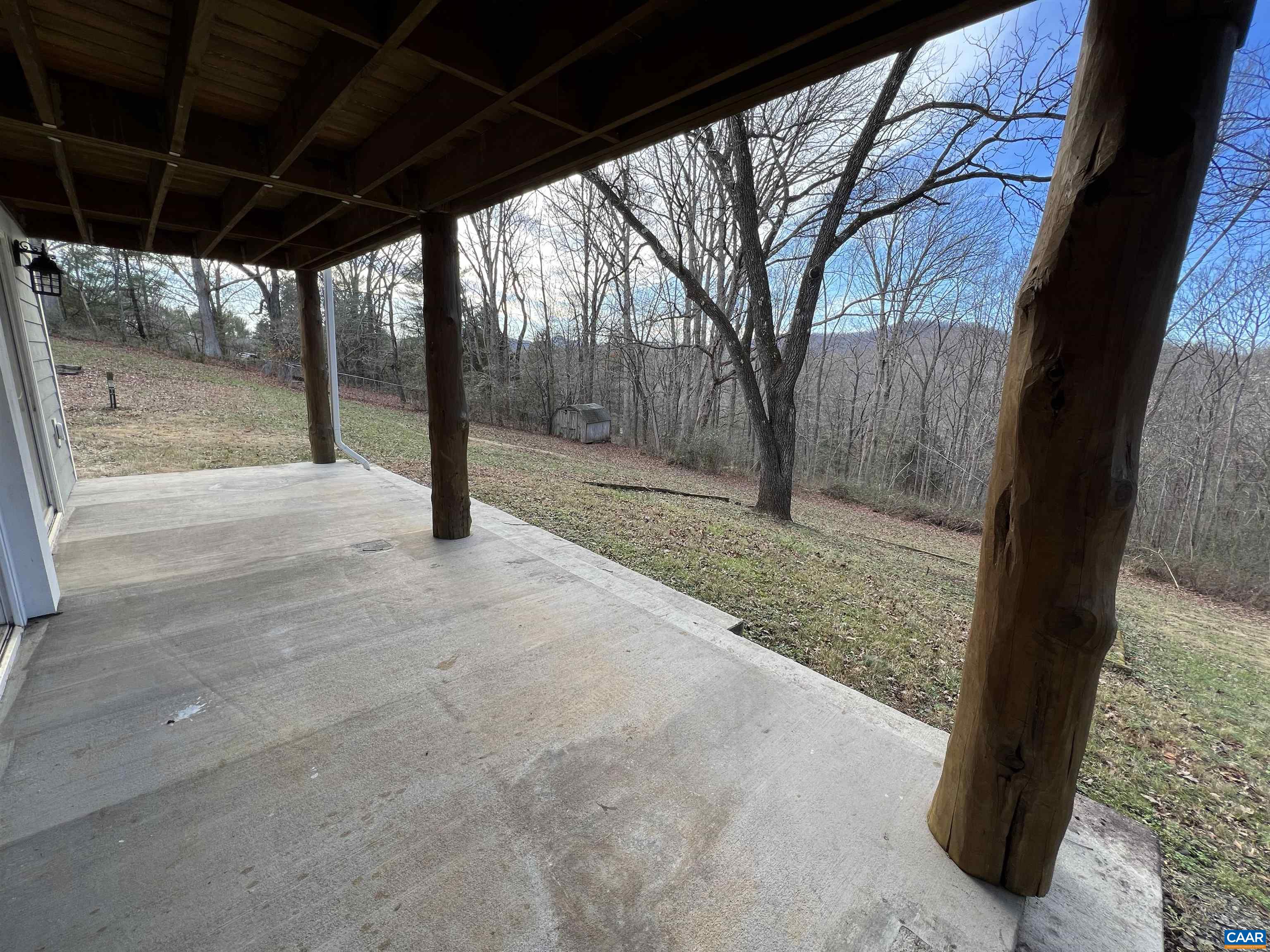 8272 Faber Road Faber, VA 22938 - Photo 33 of 44 a view of a room with wooden floor and fence