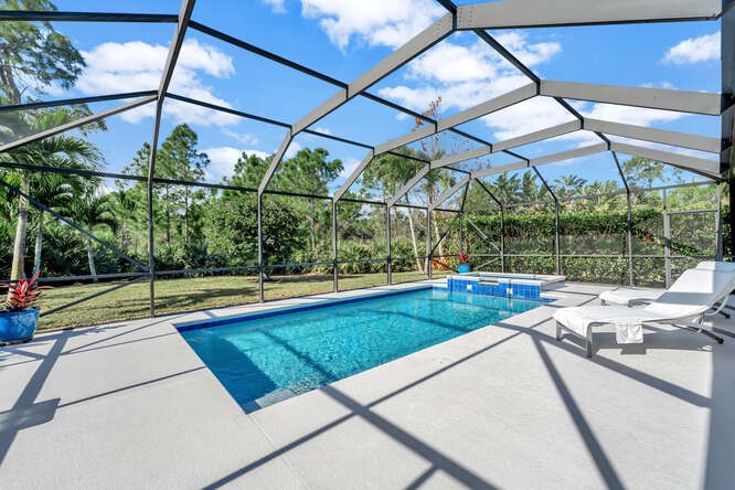 636 Gossamer Wing Way Sebastian, FL 32958 - Photo 24 of 34 a view of swimming pool with a yard