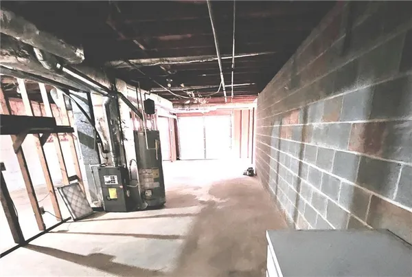 a view of under construction room and staircase