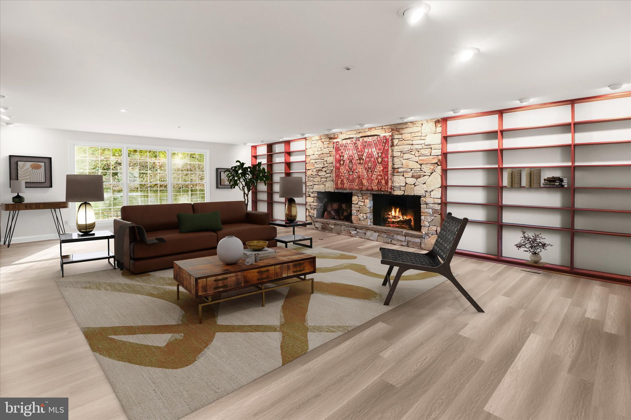 2550 Pickwick Road Baltimore, MD 21207 - Photo 3 of 65 Living Room Staged Using Virtual Tools