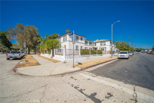 a car parked on the side of the road