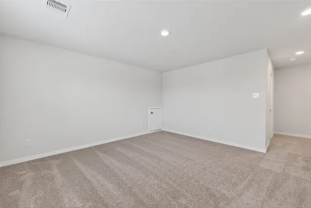 an empty room with a empty space