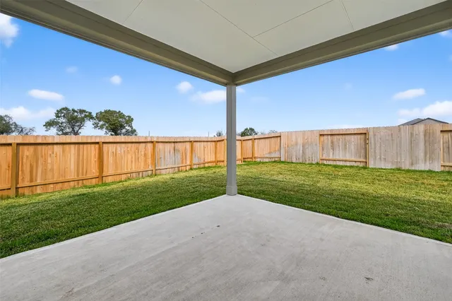 a view of a backyard with a garden