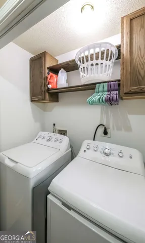 a view of a storage room