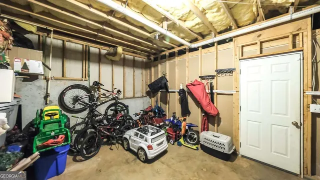 a view of storage and utility room
