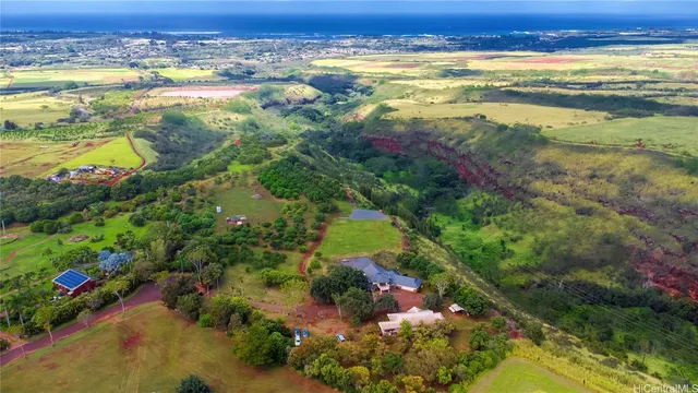 a view of an ocean and a beach