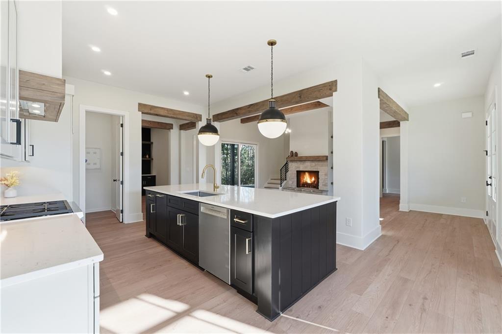 157 Palisade Drive Rydal, GA 30171 - Photo 15 of 68 a large kitchen with a stove and refrigerator