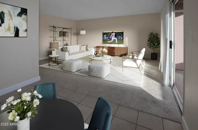 a view of empty room