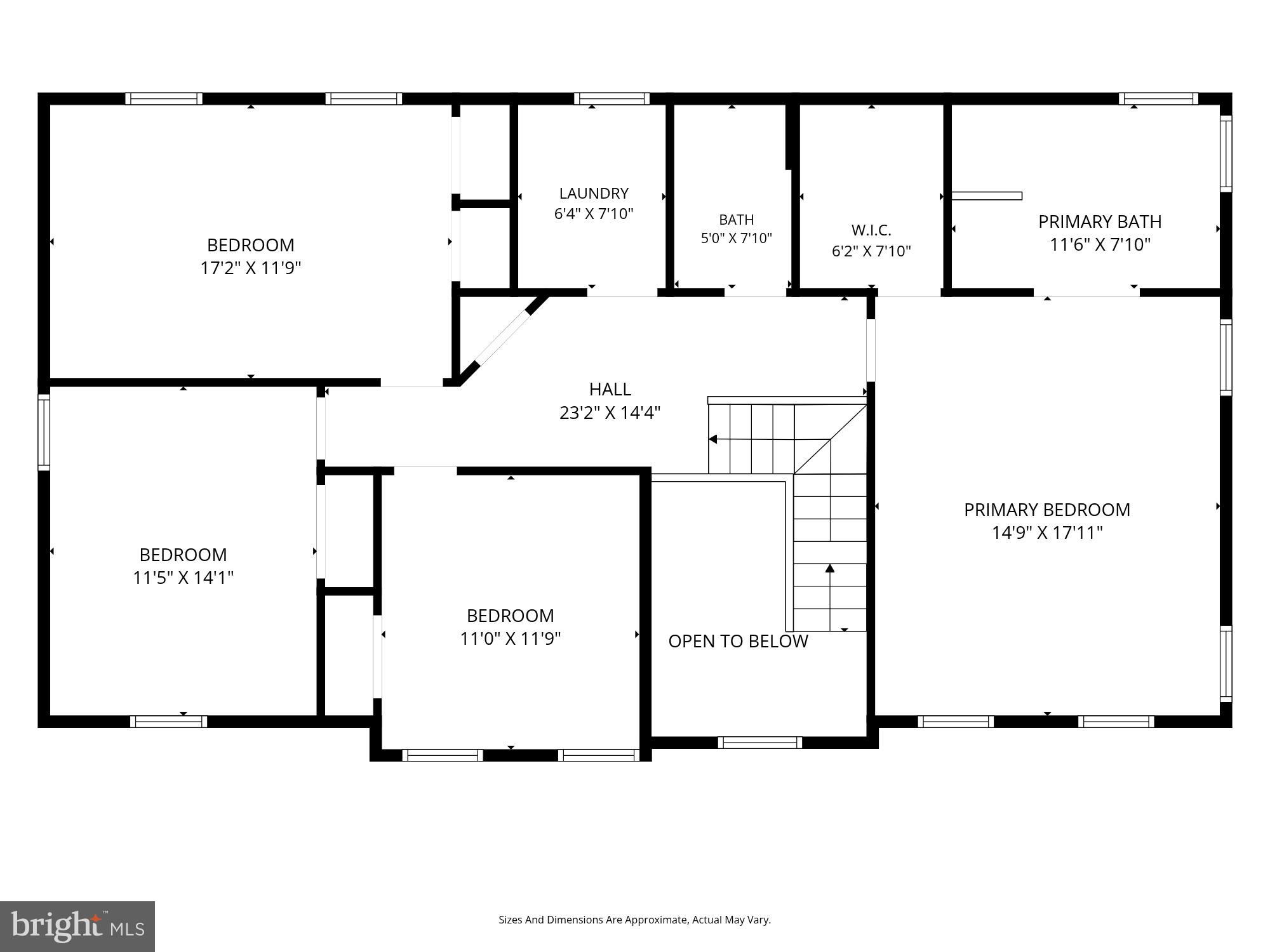 4585 Mattapany Road St. Leonard, MD 20685 - Photo 45 of 46 Upper Level Floor Plan