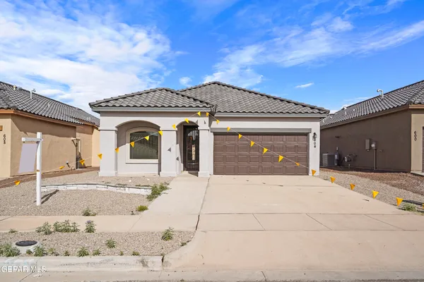 a front view of a house with entryway