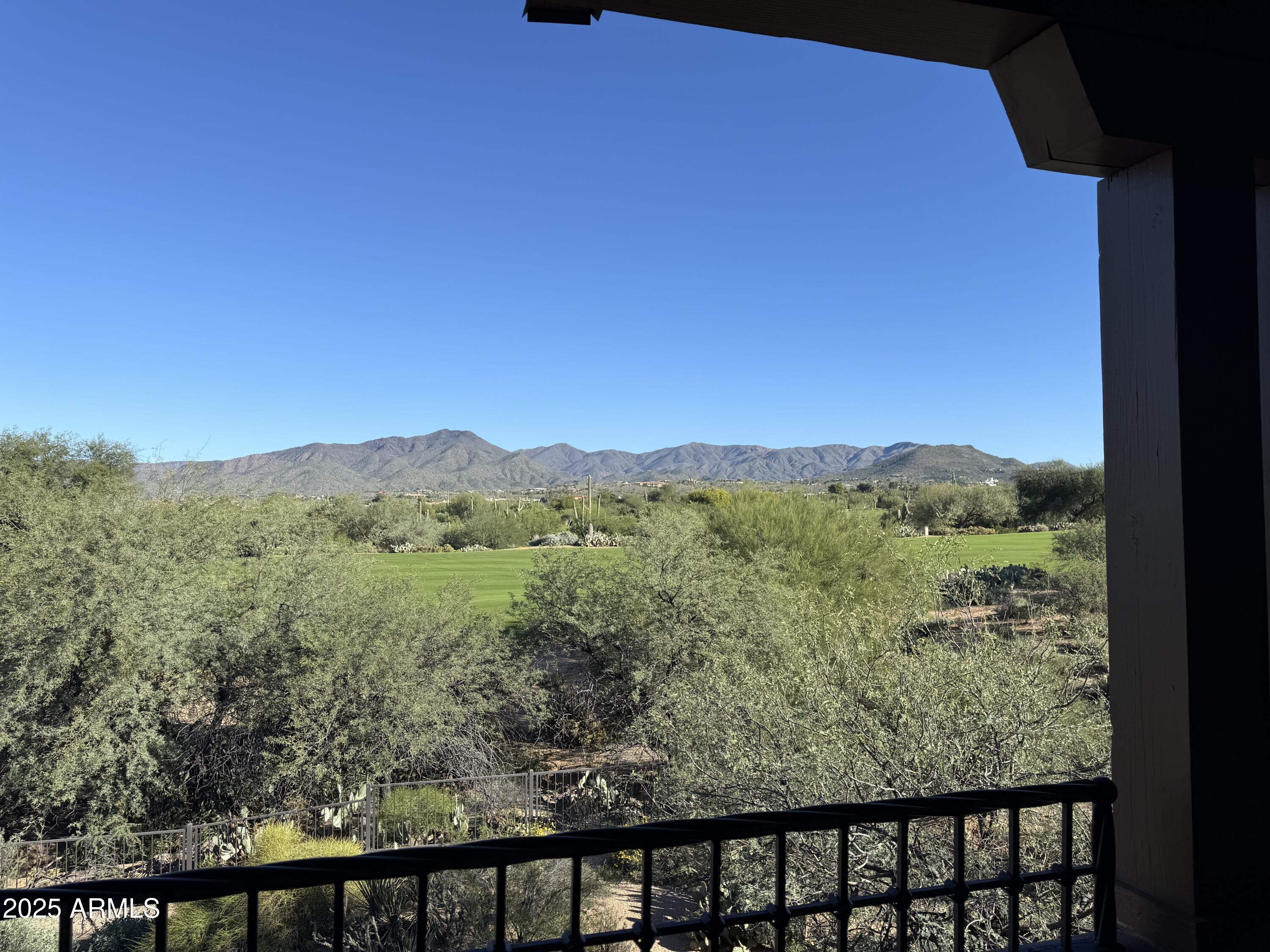 36601 North Mule Train Road, Unit D18 Carefree, AZ 85377 - Photo 13 of 53 a view of a forest from a window