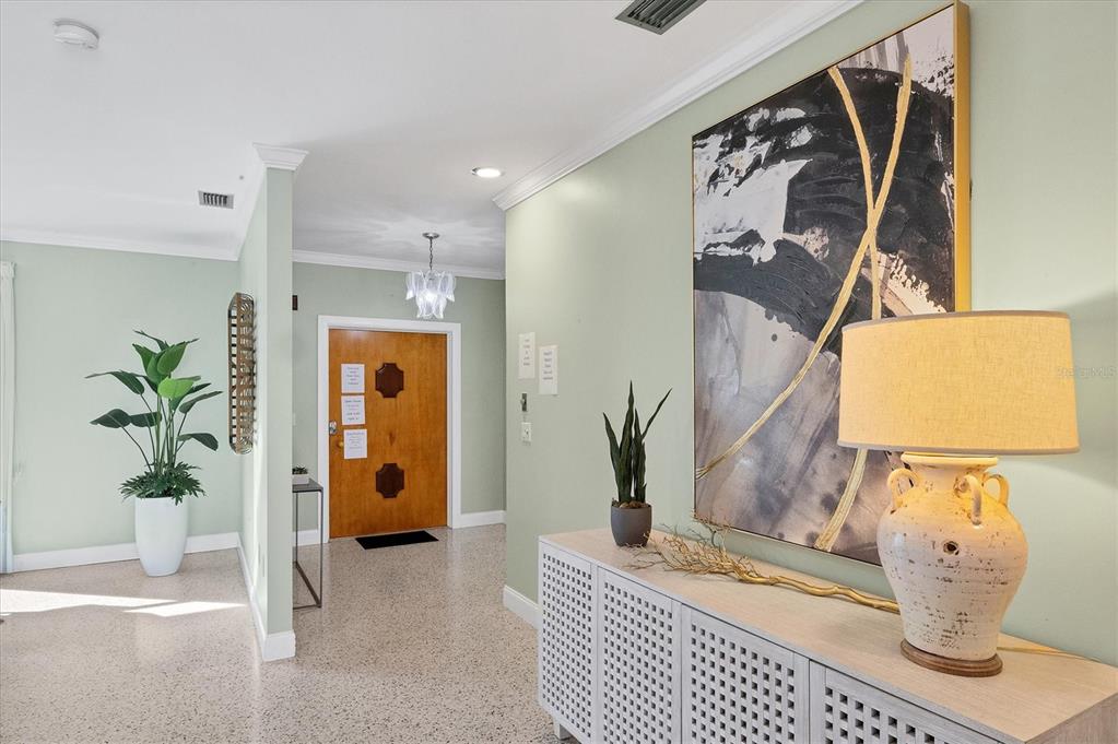 2605 Desoto Road Sarasota, FL 34234 - Photo 12 of 57 a view of an entryway with wooden floor