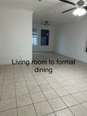 a view of an empty room