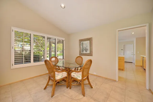 a view of a kitchen with a sink
