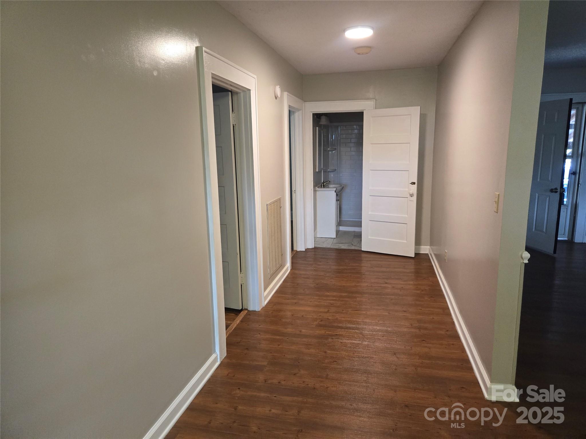 4210 Old Beatty Ford Road China Grove, NC 28023 - Photo 20 of 22 a view of hallway with wooden floor