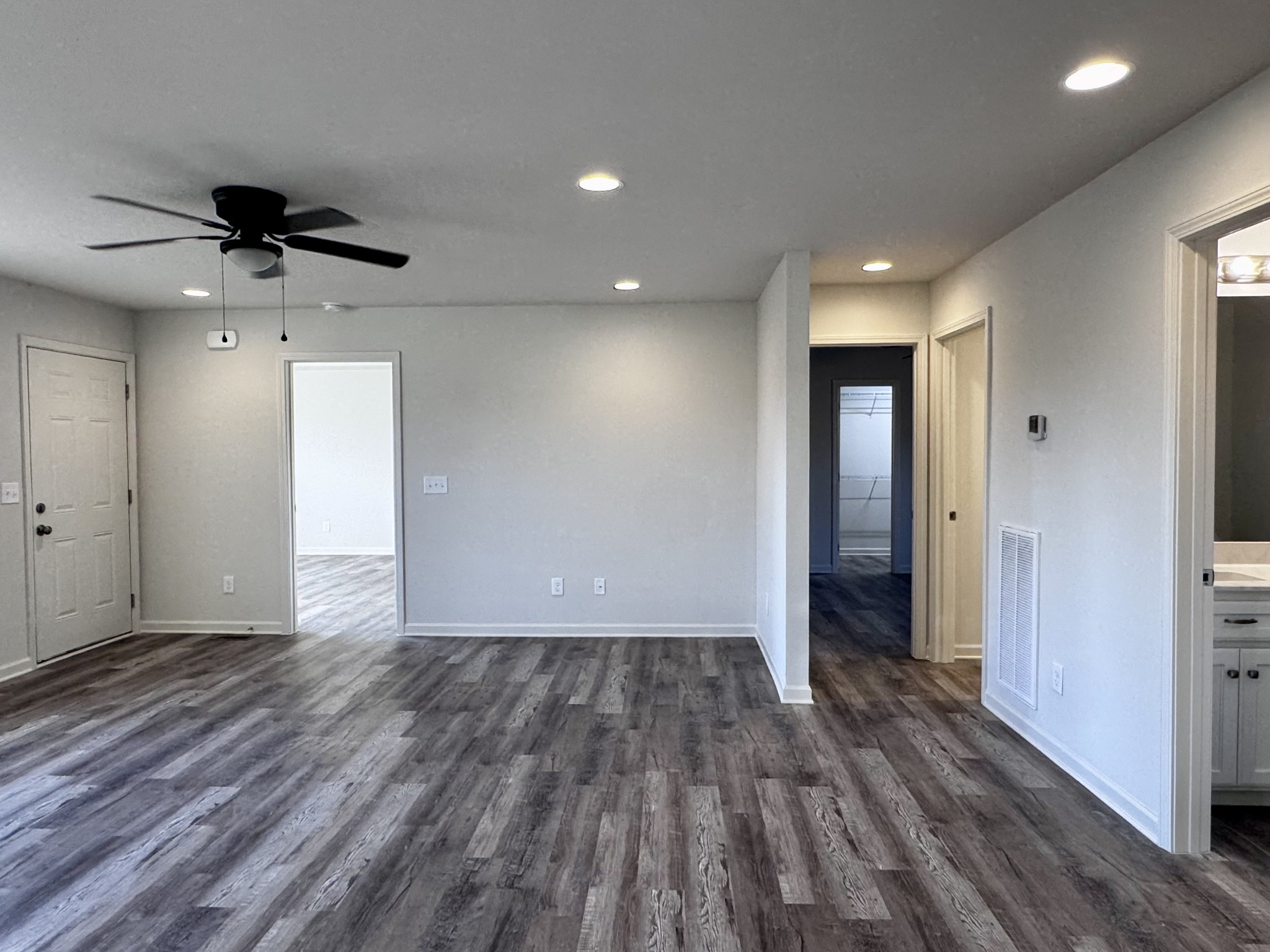 1122 Brannon Road Lawrenceburg, TN 38464 - Photo 11 of 21 a view of hallway with a room and wooden floor