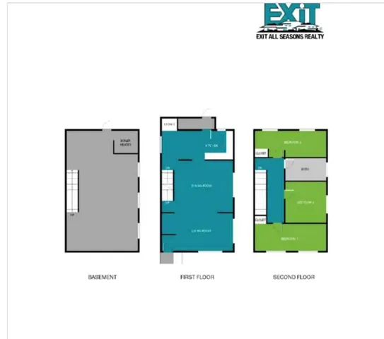 a black and white photo of a living room