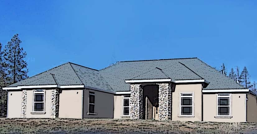 12280 Intermountain Road Redding, CA 96003 - Photo 1 of 45 a front view of a house with a garden
