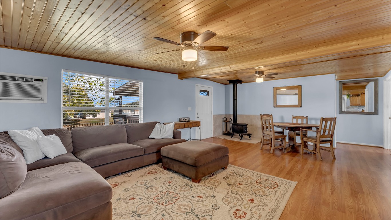 1415 Bee Lane Tow, TX 78672 - Photo 24 of 39 a living room with furniture wooden floor and dining table